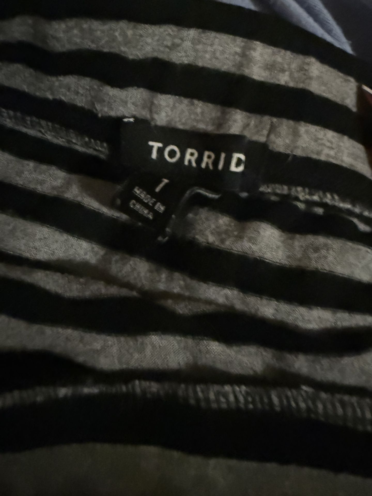 New Torrid Long Skirt Striped Ombré