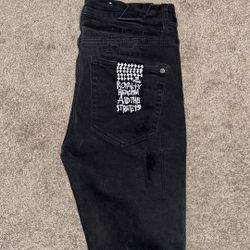 Black KSUBI distressed Jeans 