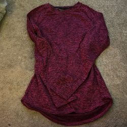 Pink Long Sleeve Athletic Top- Size Medium