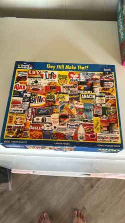 White Mountain 1000-Piece Puzzle – They Still Make That?