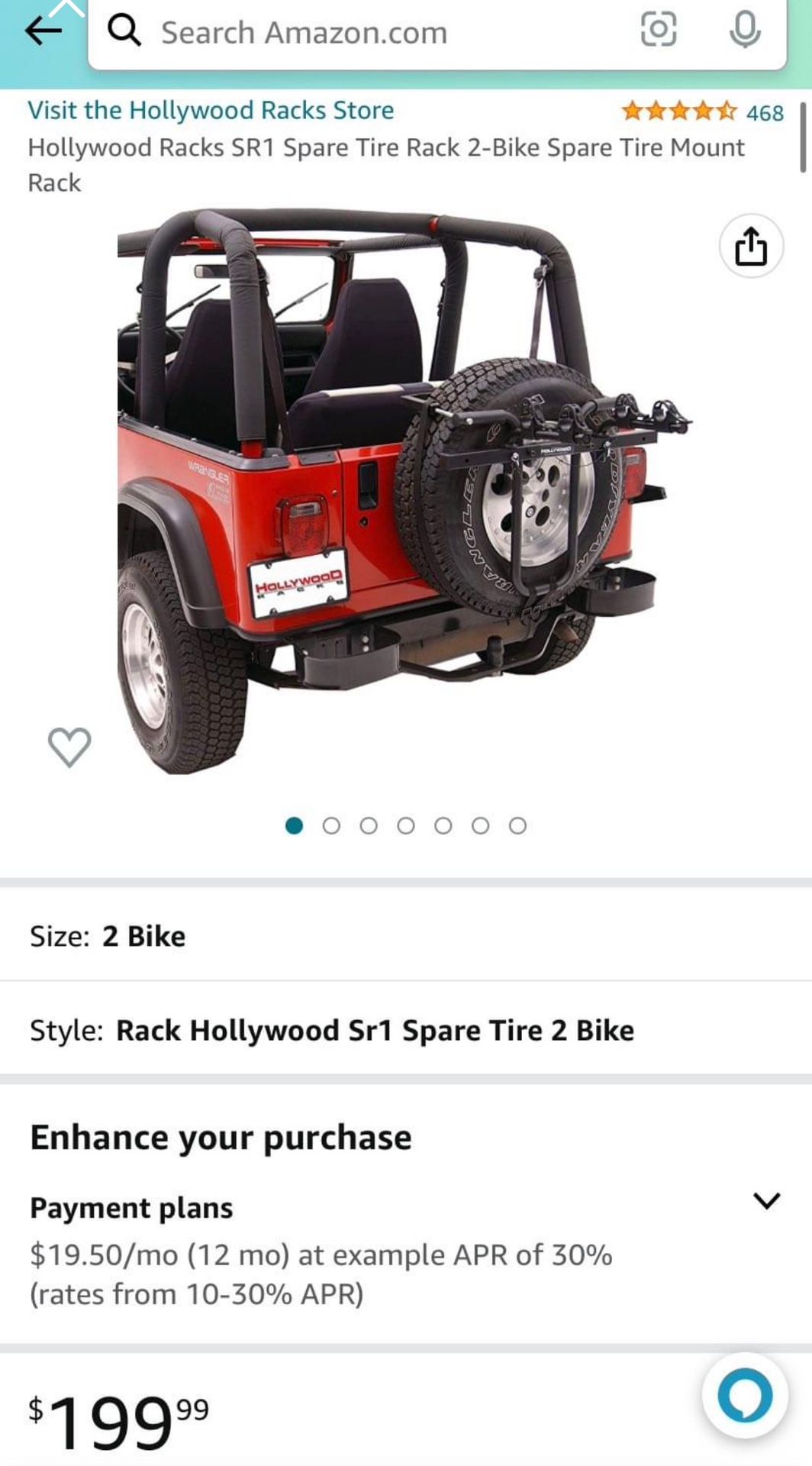 Bike Rack ( Spare Tire )
