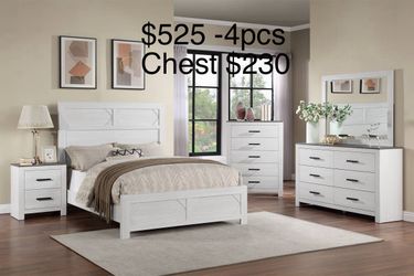 $499 To $525 Bedroom Set Not Including Mattress And Chest 