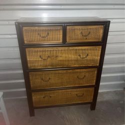 Bamboo dresser