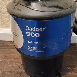 Badger 900 3/4hp Garbage Disposal 