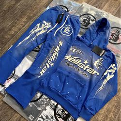 Hellstar Sweats Pants And Hoodie