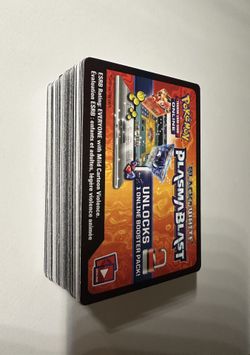 Pokémon TCG Code Cards (126 Total)