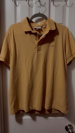 Lacoste Polo Shirt Mustard Yellow