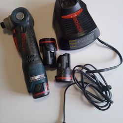 Bosh Lithium Battery Charger And Bosch Cordless Drill, 