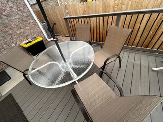 Outdoor Patio Table and Chair Set