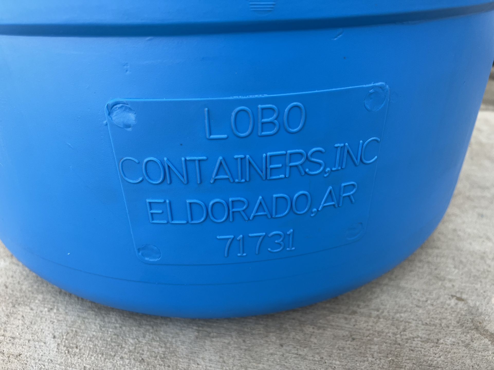 Lobo Blue Container Drum 30 Gallons for Sale in Westminster, CA OfferUp