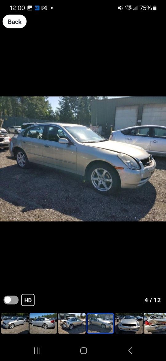 G35 Part Out