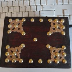 Small Trinket Box Keepsake Handmade In Mahogany In