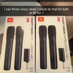 JBL party box wireless mic