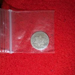 1863 3 Cent Piece