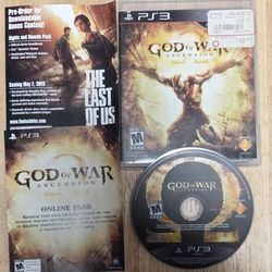 God of War Ascension Playstation 3 CIB TESTED WORKING