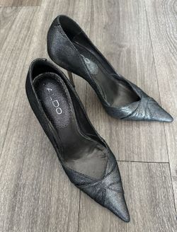 Aldo Silver Pumps