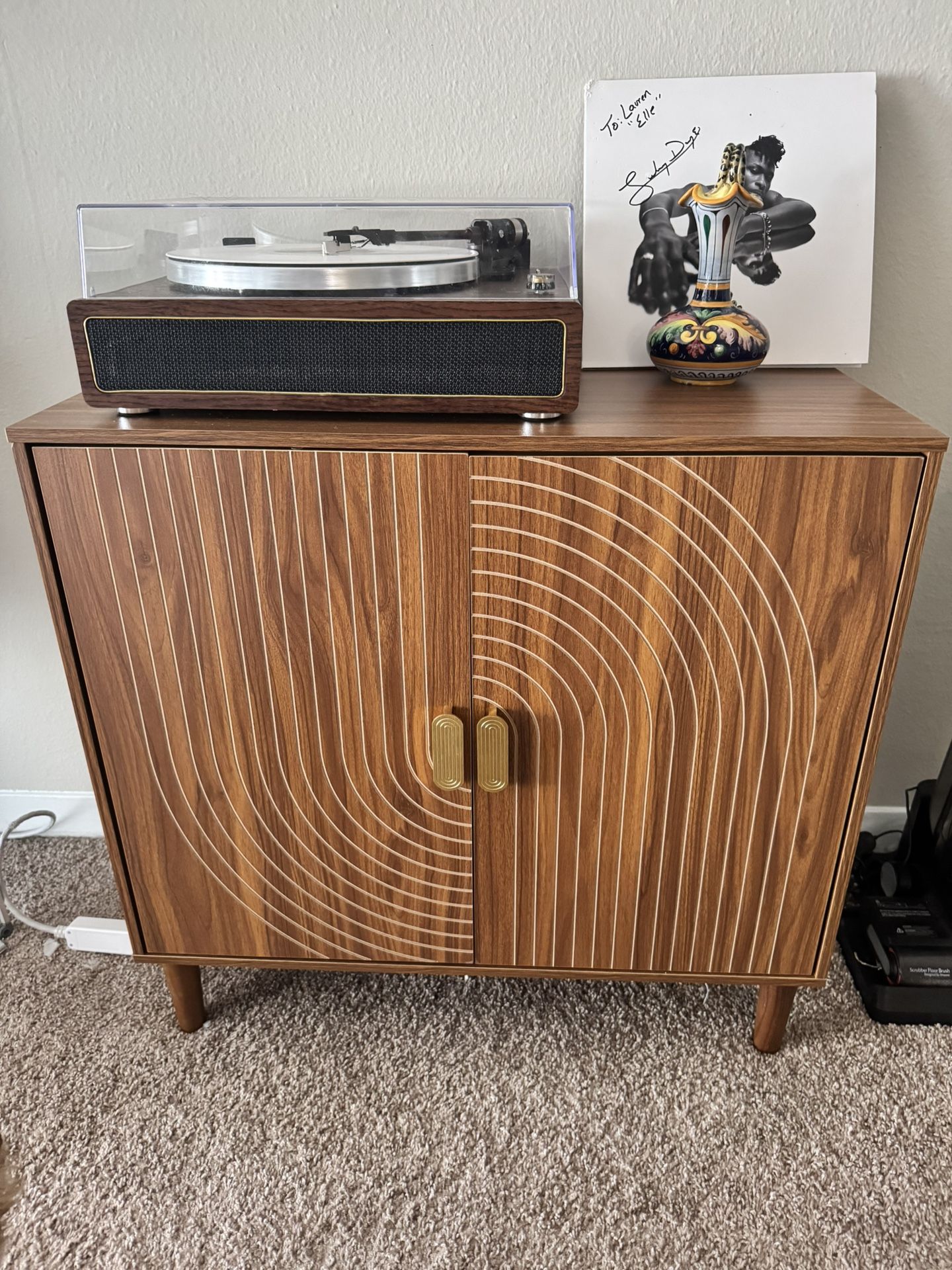 Walnut Console Table