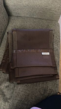 Brown Breathable Crib Bumper