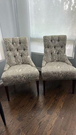 Pair of Stylish Accent Chairs-Excellent Condition