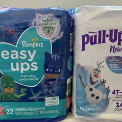 Huggies & Pampers  3T/4T