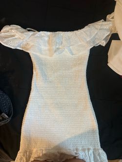 ruffle mini dress windsor SIZE LARGE