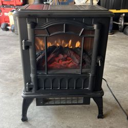 Portable fireplace heater