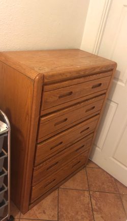 Wood dresser