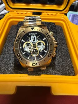 Invicta Disney Mickey Mouse Limited Edition Watch #5 out of 3000 case signed by Invicta CEO