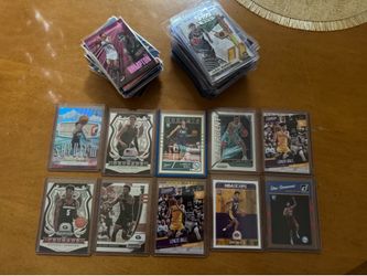 Basketball Card Lot – 100+ Cards | Rookies, Inserts, Prizm & More