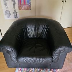 Real LEATHER Chair