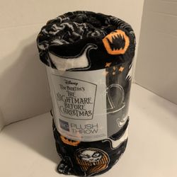 Nightmare Before Christmas Oversized Plush Throw Halloween Blanket 5ft. x 6ft.