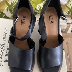 NEW - Ladies Ana Pixley Black High Heels Shoes - JcPenneys. NEW