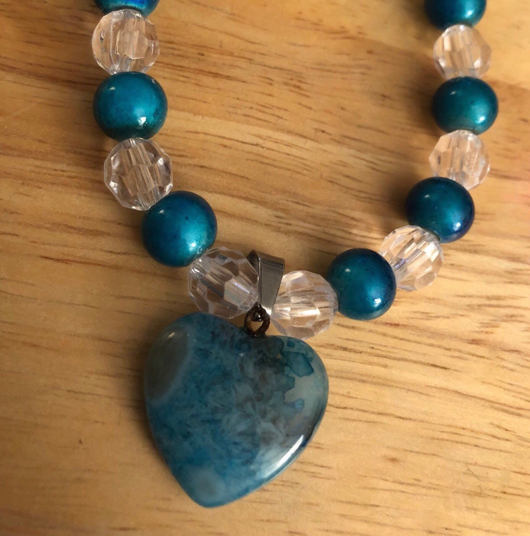 Heart charm bracelet