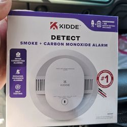 Smoke And Carbon Detectors Wire And Battery