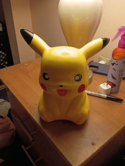 Pikachu Glass Piggy Bank