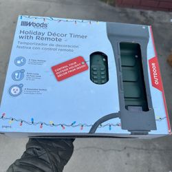 Holiday Decor Timer With Remote 