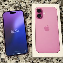 Apple Iphone 16 128gb Unlocked (Any Carrier) - Pink
