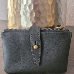 Madewell Accordion Wallet (Mini/travel) Olive Green Leather 