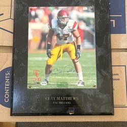 USC Clay Matthews Autographed Photo With Coa