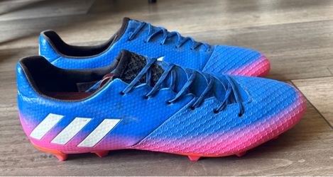 Adidas Messi 16.2 FG Blue Orange Soccer / Football Cleats BA9145 Men Size 11