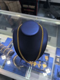 26'' Gold Cuban link chain