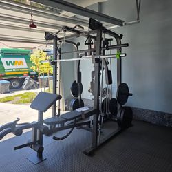 Smith Machine 2001 | Multi-Use Adj Bench | Gym Equipment | Fitness | Squat Rack | Excercise |🔴WEIGHTS AND BARBELL SOLD SEPARATELY 🔴 FREE DELIVERY 🚚