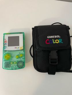 Gameboy Color Pokemon With Carry Case