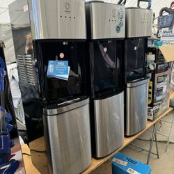 Primo Deluxe Bottom Load Black and Stainless Water Dispenser model 601392