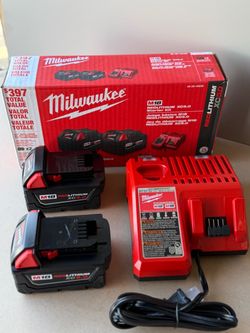 Milwaukee m18 batteries and charger