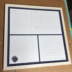 Weekly Planner White Board