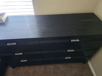Black dresser