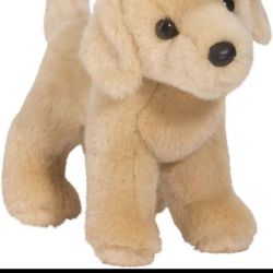 Douglas Cuddle Toys Zach Yellow Lab Dog Plush Stuffed 10"