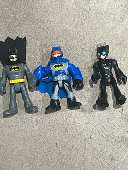 DC Comics Batman &  Cat woman lot of 3 Imaginext figure