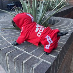 Red Adidog Jumpsuit